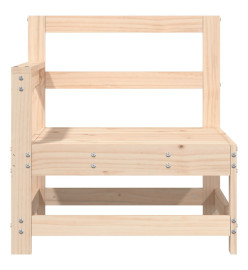 Canapés d'angle de jardin 2 pcs bois de pin massif