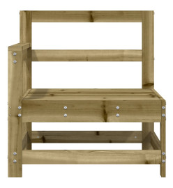 Canapés d'angle de jardin 2 pcs bois de pin imprégné