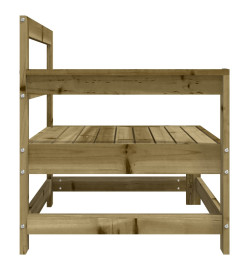 Canapés d'angle de jardin 2 pcs bois de pin imprégné