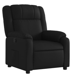 Fauteuil inclinable Noir Similicuir