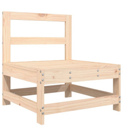 Salon de jardin 5 pcs bois massif de pin