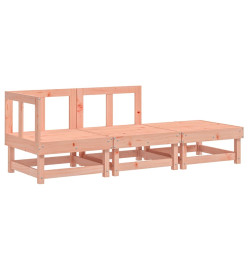Salon de jardin 3 pcs bois massif douglas