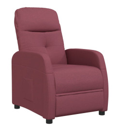 Fauteuil inclinable Rouge bordeaux Tissu