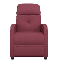 Fauteuil inclinable Rouge bordeaux Tissu