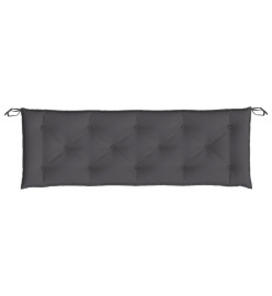 Coussin de banc de jardin anthracite 150x50x7 cm tissu oxford