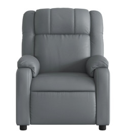 Fauteuil inclinable Gris Similicuir