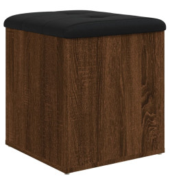 Banc de rangement chêne marron 42x42x45 cm bois d'ingénierie