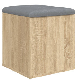 Banc de rangement chêne sonoma 42x42x45 cm bois d'ingénierie