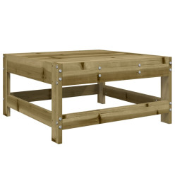 Salon de jardin 7 pcs bois de pin imprégné