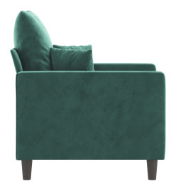 Fauteuil Vert foncé 60 cm Velours