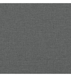 Canapé à 3 places Gris foncé 180 cm Tissu