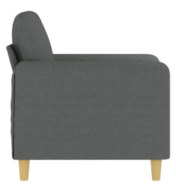 Fauteuil Gris foncé 60 cm Tissu