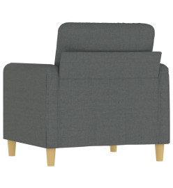 Fauteuil Gris foncé 60 cm Tissu