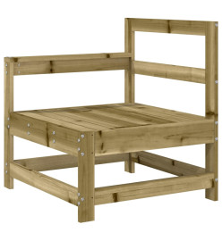 Salon de jardin 6 pcs bois de pin imprégné