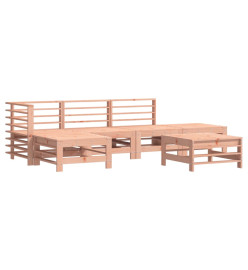 Salon de jardin 6 pcs bois massif douglas