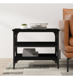 Table d'appoint Noir 55x38x45 cm Bois d'ingénierie