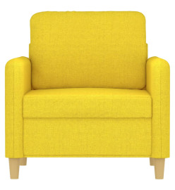 Fauteuil Jaune clair 60 cm Tissu