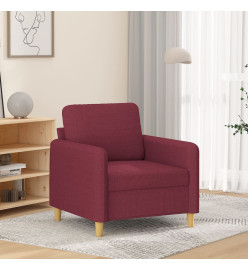 Fauteuil Rouge bordeaux 60 cm Tissu