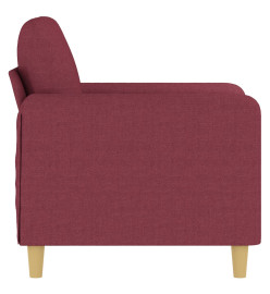 Fauteuil Rouge bordeaux 60 cm Tissu