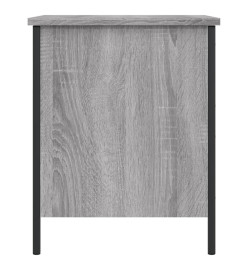 Banc de rangement sonoma gris 40x42,5x50 cm bois d'ingénierie