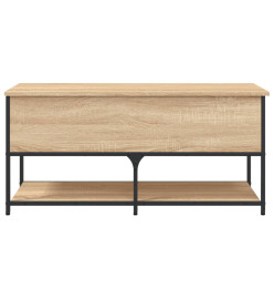 Banc de rangement chêne sonoma 100x42,5x47 cm bois d'ingénierie