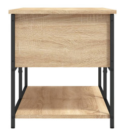 Banc de rangement chêne sonoma 100x42,5x47 cm bois d'ingénierie