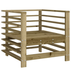 Salon de jardin 7 pcs bois de pin imprégné