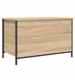 Banc de rangement chêne sonoma 80x42,5x50 cm bois d'ingénierie