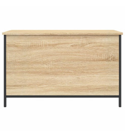 Banc de rangement chêne sonoma 80x42,5x50 cm bois d'ingénierie