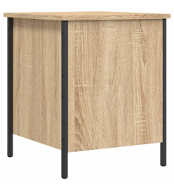 Banc de rangement chêne sonoma 40x42,5x50 cm bois d'ingénierie