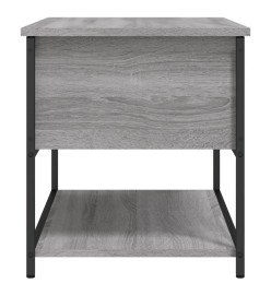 Banc de rangement sonoma gris 70x42,5x47 cm bois d'ingénierie