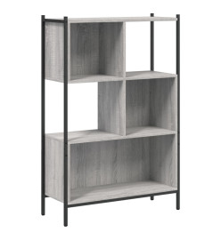 Bibliothèque sonoma gris 72x28x109 cm bois d'ingénierie