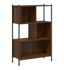 Bibliothèque chêne marron 72x28x109 cm bois d'ingénierie