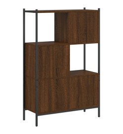 Bibliothèque chêne marron 72x28x109 cm bois d'ingénierie