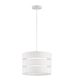 Wofi Lampe suspendue BELLE 42 W blanc tissu