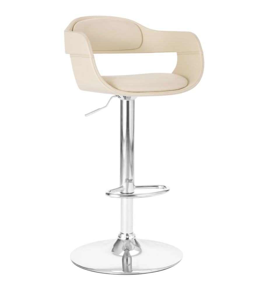 Tabouret de bar Blanc Similicuir