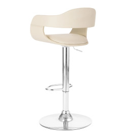 Tabouret de bar Blanc Similicuir