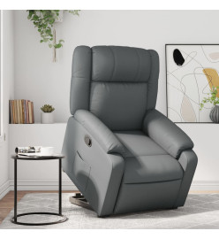 Fauteuil inclinable Gris Similicuir