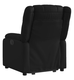 Fauteuil inclinable électrique noir similicuir