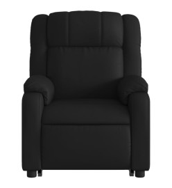 Fauteuil inclinable électrique noir similicuir