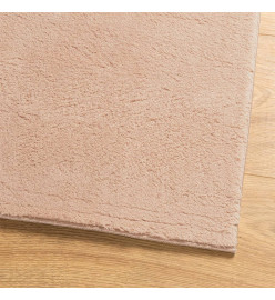 Tapis HUARTE à poils courts doux lavable rouge clair 160x230 cm