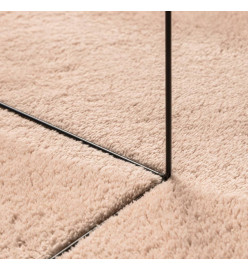Tapis HUARTE à poils courts doux lavable rouge clair 160x230 cm