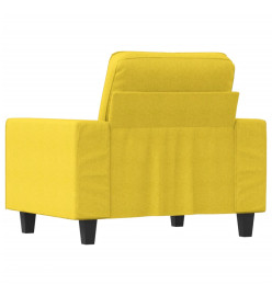 Fauteuil Jaune clair 60 cm Tissu