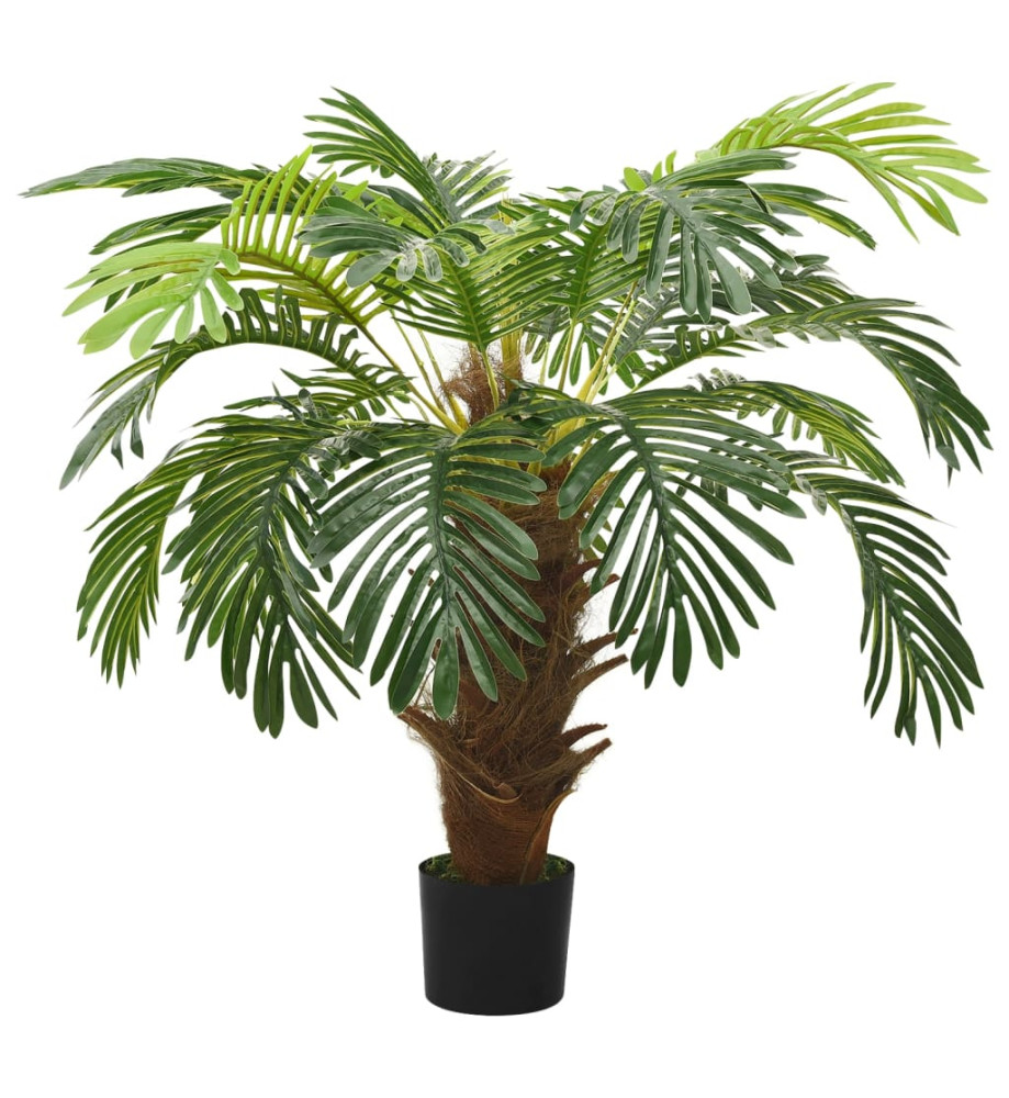 Palmier Cycas artificiel avec pot 90 cm Vert