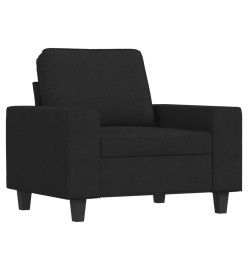 Fauteuil Noir 60 cm Tissu