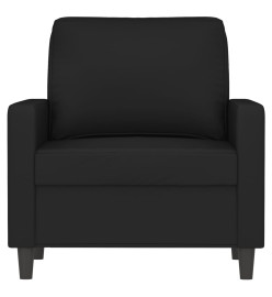 Fauteuil Noir 60 cm Velours