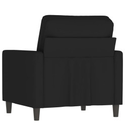 Fauteuil Noir 60 cm Velours