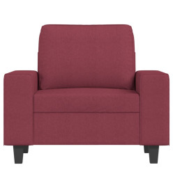 Fauteuil Rouge bordeaux 60 cm Tissu