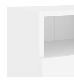 Meubles TV muraux 2 pcs blanc 60x30x30 cm bois d'ingénierie