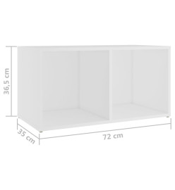 Meubles TV 2 pcs Blanc 72x35x36,5 cm Aggloméré